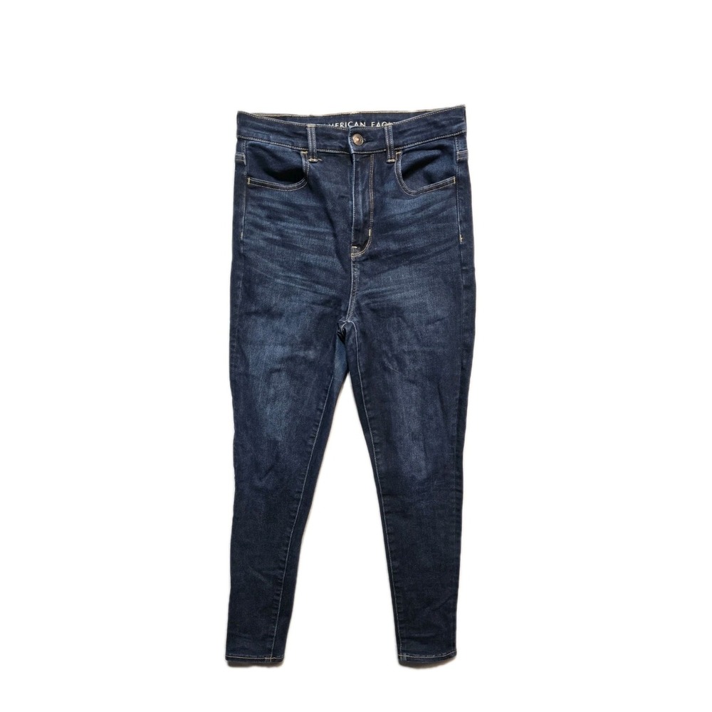 American Eagle Highest Rise Jegging 4 Short Blue